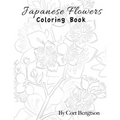 Japanese Flowers Coloring Book