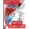 Tattoo-Style nautical coloring book