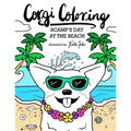 Corgi Coloring: Scamp's Day at the Beach
