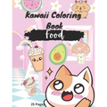 Kawaii Coloring Book: Food