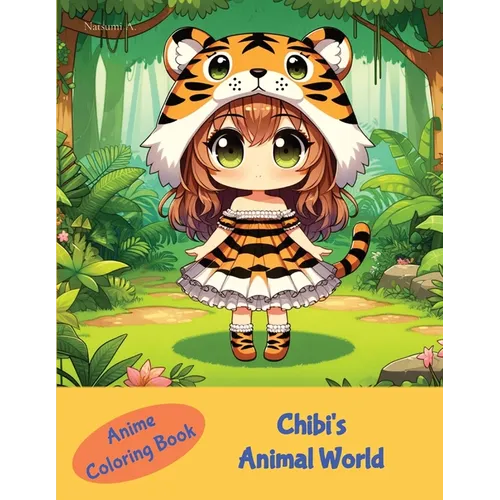 Anime Coloring Book: Chibi's Animal World: Chibi's Animal World