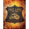 Fast Lane Tattoo Coloring Book