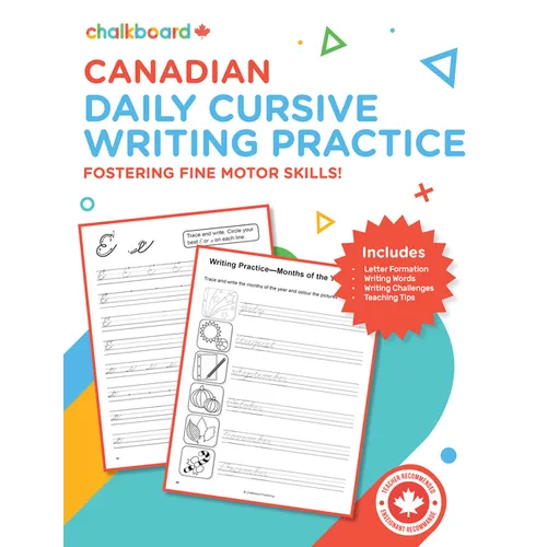 Canadian Daily Cursive Writing Practice 2-4