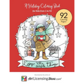 Enjoy The Simple Things: A Holiday Coloring Book for Kids 1 to 92