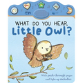 What Do You Hear, Little Owl?: Peek-Through with Sound and Light