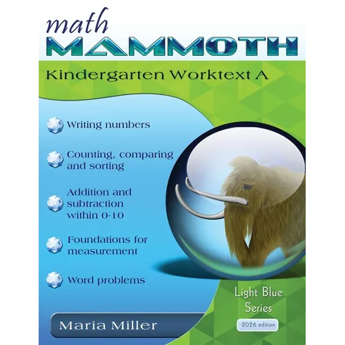 Math Mammoth Kindergarten Worktext A