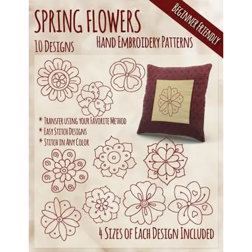 Spring Flowers Hand Embroidery Patterns
