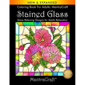 Coloring Book For Adults: MantraCraft: Stained Glass: Stress Relieving Designs for Adults Relaxation