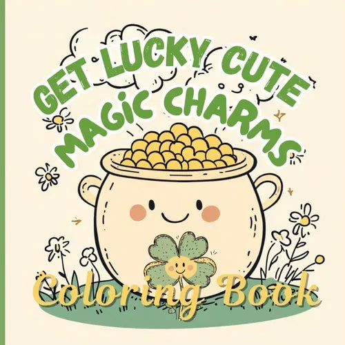 Get Lucky Cute Magic Charms Coloring Book: Lucky Girl Era Coloring Book for Good Luck