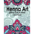 Henna Art Coloring Book For Adults
