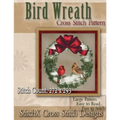 Bird Wreath Cross Stitch Pattern
