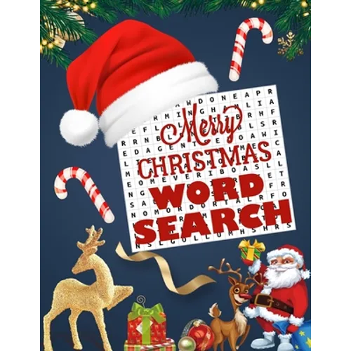 Merry Christmas word search.: Easy Large Print word search Puzzle Book for Adults, Kids & Everyone for the 25 Days of Christmas.