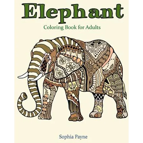 Elephant Coloring Book for Adults