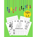 Trace Letters ages 3-5: Alphabet Handwriting Practice workbook for kids, coloring book