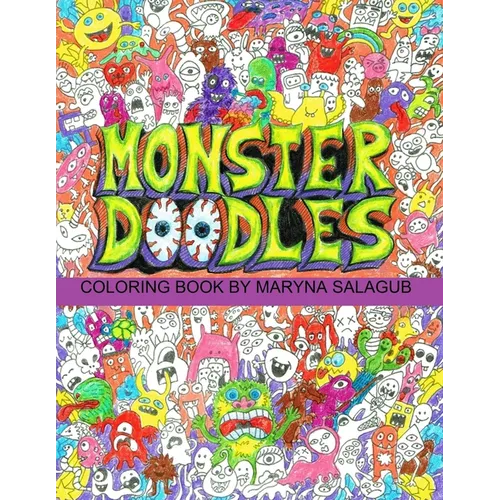 Doodle monsters coloring book Paperback