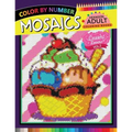 Dessert Lovers Mosaics Hexagon Coloring Books 2: Color by Number for Adults Stress Relieving Design