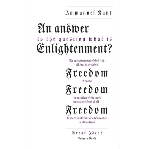 An Answer to the Question: 'What Is Enlightenment?'