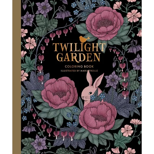 Twilight Garden Coloring Book: Hardcover Adult Coloring Book Featuring Thick, High-Quality Paper