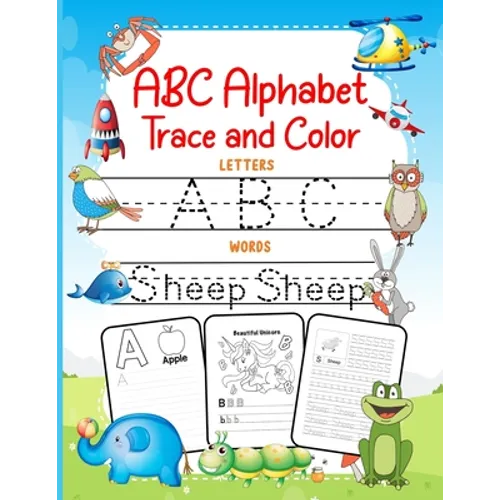 My Magical Preschool Workbook: Letter Tracing And Coloring Books For Kids Ages 2 And Up, My Magical abc Coloring Book For Kids, a, b, c Unicorn Color