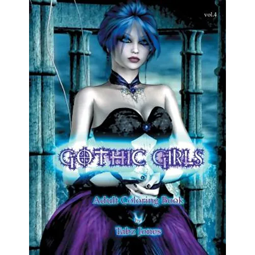 Gothic Girls Adult Coloring Book