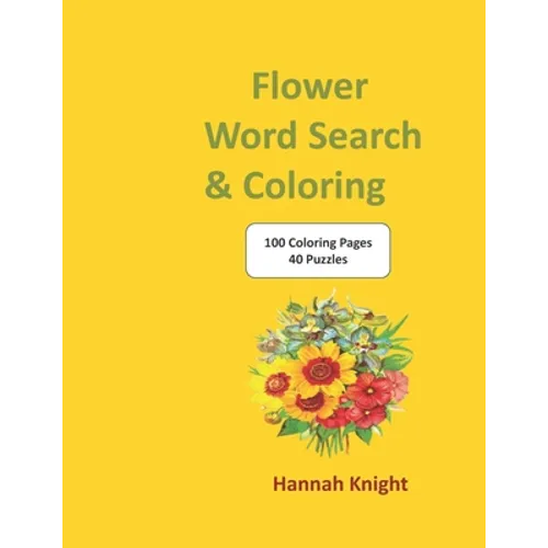Flower Word Search and Coloring