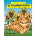The Big Coloring Book Of Maine Coon Cats - Volume 1