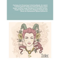 Fantasy Art Drawings Coloring Book: An Adult Coloring Book Features Over 30 Pages Giant Super Jumbo Large Designs of Fantasy Fairies, Sugar Skulls, Cr
