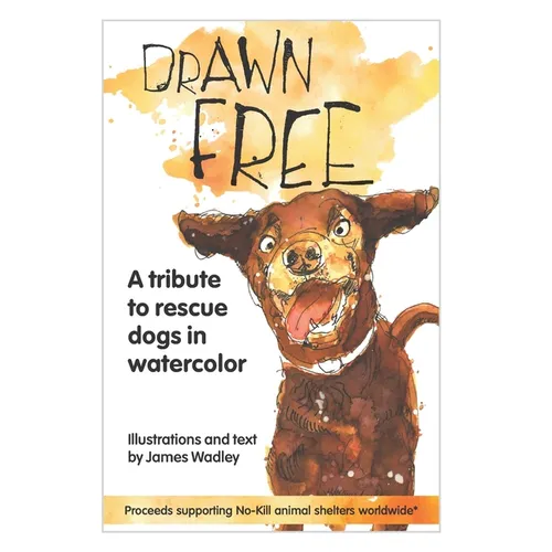 Drawn Free: A watercolor tribute to dogs that have found a new life