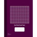Seed Bead Graph Paper: Beadwork Paper, Seed Beading Grid Paper, Beading on a Loom, 100 Sheets, Purple Cover (8.5x11)