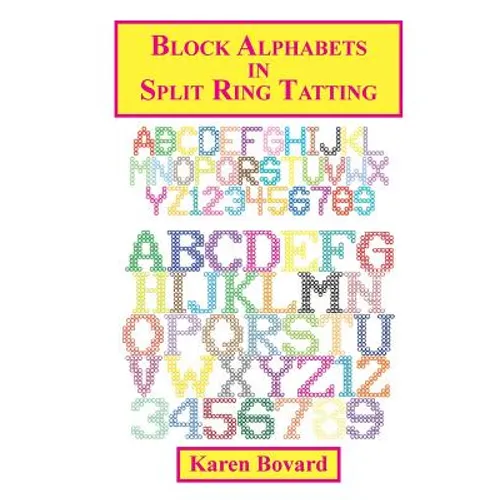Block Alphabets in Split Ring Tatting