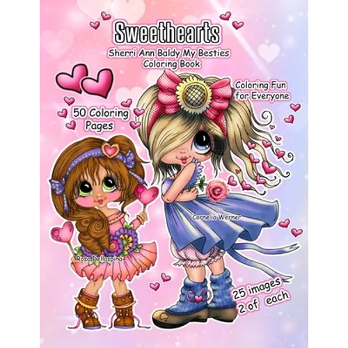 Sweethearts Sherri Ann Baldy My Besties Coloring Book