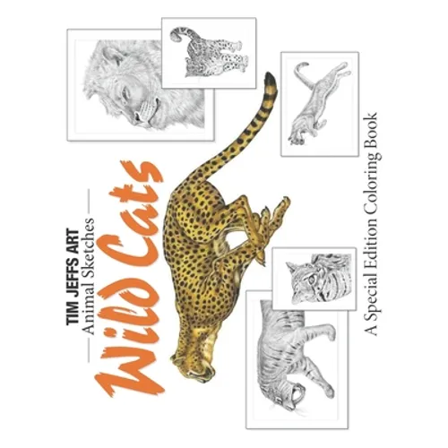 Wild Cats: A Special Edition Coloring Book