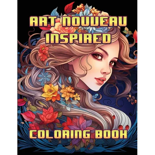 Art Nouveau Inspired Coloring Book