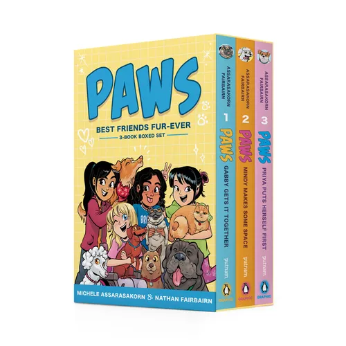 Paws: Best Friends Fur-Ever Boxed Set (Books 1-3): Gabby Gets It Together, Mindy Makes Some Space, Priya Puts Herself First (a Graphic Novel Boxed Set