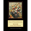 Vase of Chrysanthemums: Renoir cross stitch pattern