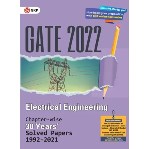 GATE 2022 Electrical Engineering - 30 Years Chapterwise Solved Paper (1992-2021)