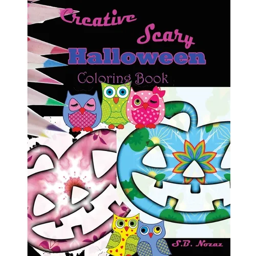 Creative Scary Halloween Coloring Book