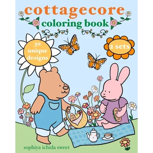 Cottagecore Coloring: A Calming Coloring Experience Featuring Forest Friends