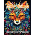 Tattoo Animals coloring book for inmates
