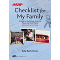 Aba/AARP Checklist for My Family: A Guide to My History, Financial Plans, and Final Wishes, Second Edition