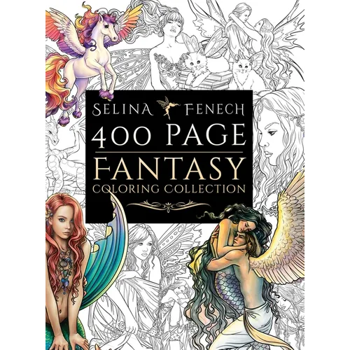400 Page Fantasy Coloring Collection