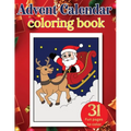 Advent Calendar coloring book: 31 Fun pages to color