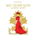 Adult Coloring Books Art Nouveau Fashions