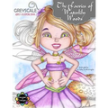 The Faeries of Waterlily Woods: Greyscale Adult Colouring Book