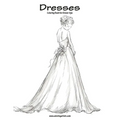 Dresses Coloring Book for Grown-Ups 1