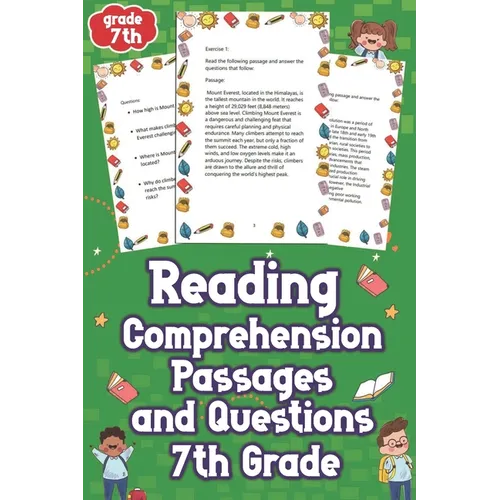 Reading Comprehension Passages and Questions 7th Grade: Unlock Your Child's Potential with Engaging 7th Grade Reading Passages & Questions! Dive into