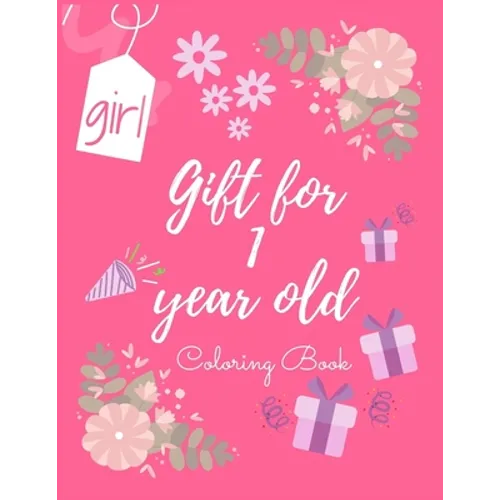 Gift for 1 year old girl: coloring book