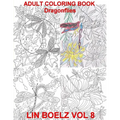 Adult Coloring Book Dragonflies
