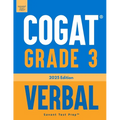 COGAT Grade 3 Verbal: 3 Practice Tests - Level 9