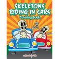 Skeletons Riding in Cars Coloring Book